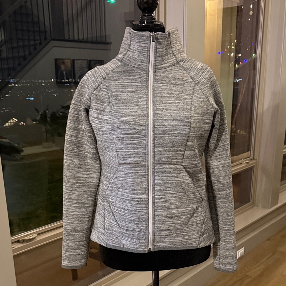 Zella Women's Heather Gray Puffer Jacket